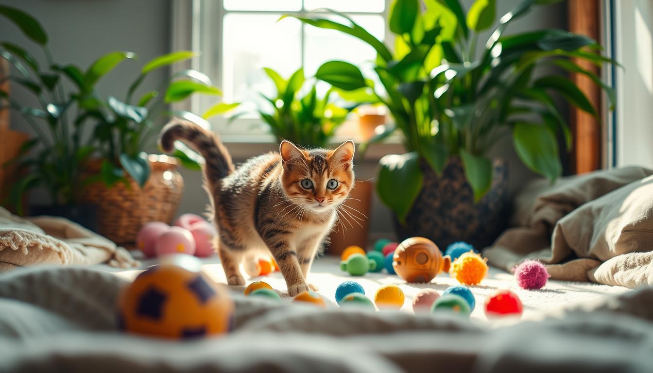 La importancia del juego en la salud de tu gato