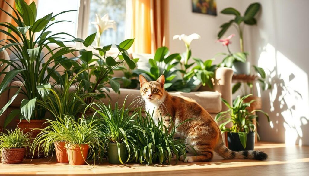 gatos y plantas gatos y plantas