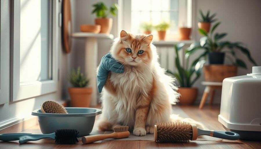 rutina aseo gatos