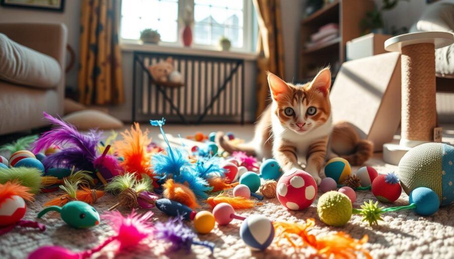 juguetes para gatos